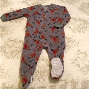 💙baby boy fleece footed sleeper💙